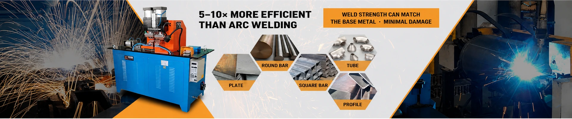Xinxing welding machine-efficiency is 5-10 times that of arc welding