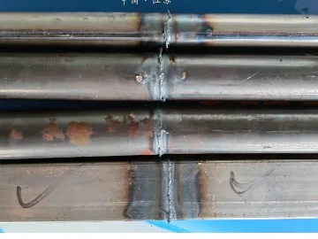 新星焊接效果-方管焊管钢管电阻自动闪光对焊机