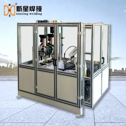 机械手上下料滤波器自动焊接工作站
