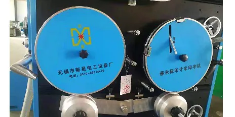 新星色带计米印字机计米轮与印字轮