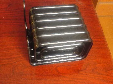 散热器翅片自动焊机焊接工件成品图