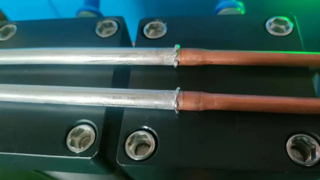 铜铝管对焊机的原理